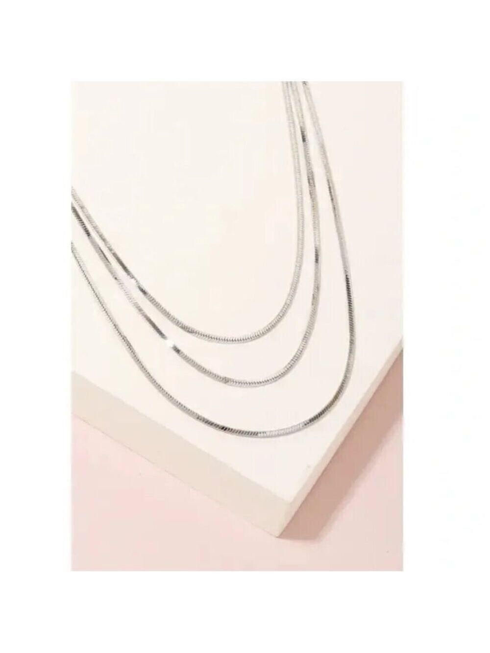 ($7) Layered Snake Chain Necklace